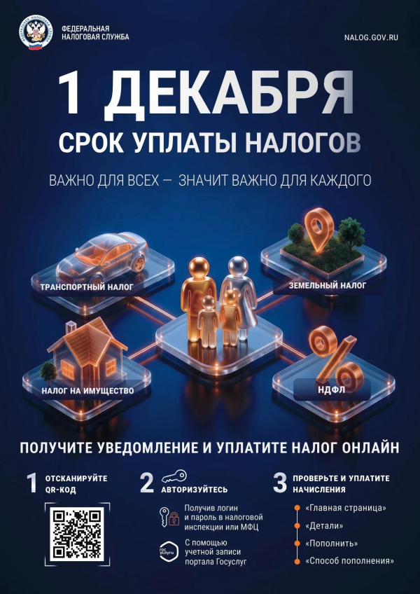 Срок уплаты налогов