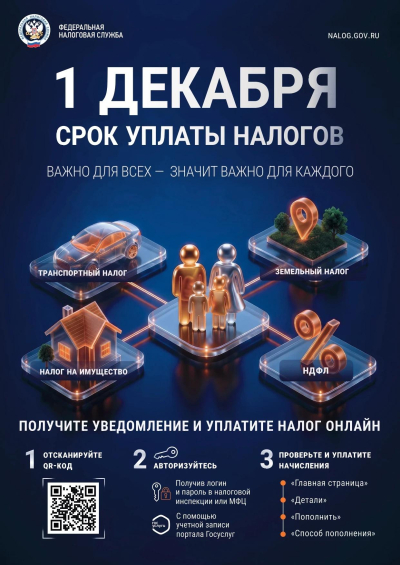 Срок уплаты налогов